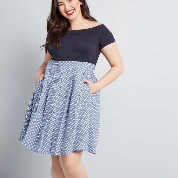 Modcloth Dresses & Skirts - Modcloth Double the Lovely A-Line NWT 1X Dress